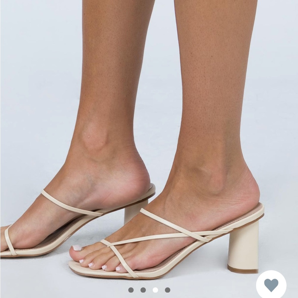 Princess Polly Becka heels in beige